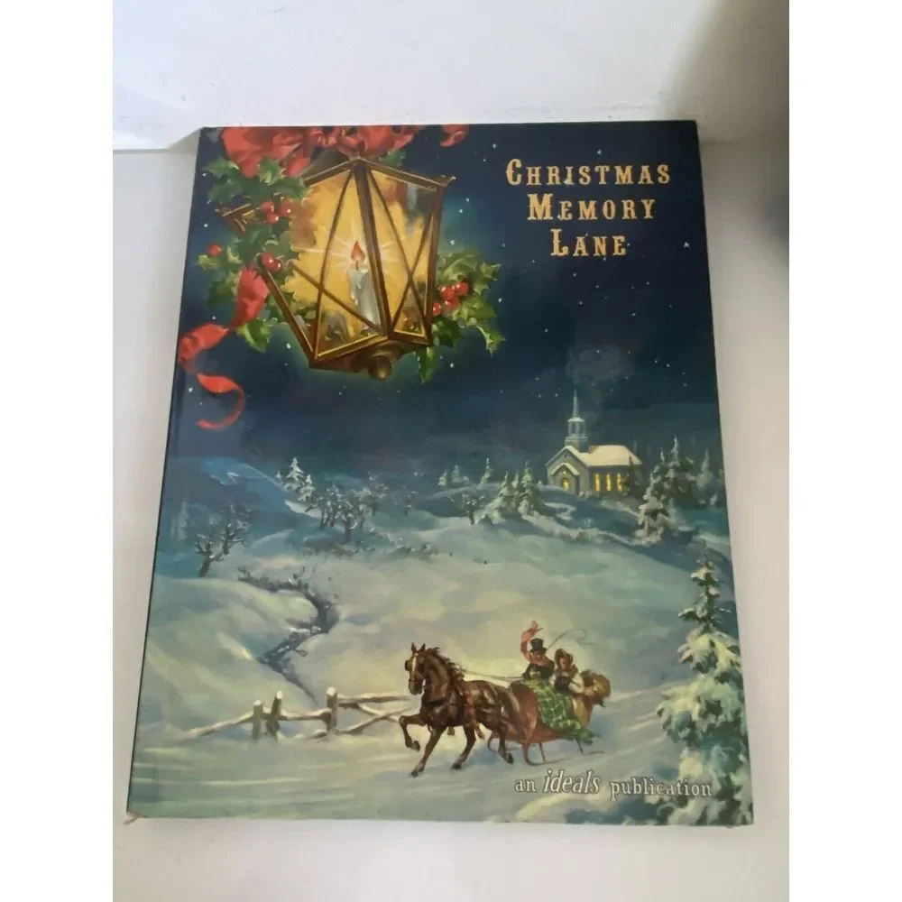 Christmas Memory Lane Ideals Publication Co. Hardback‎ Book Christmas 1962